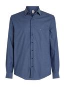 Floral Jacquard Shirt - Blue - 40 image