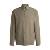 B-Basin Tech Water Repellent Overshirt - Beige - L image