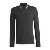 Pilsy Long Sleeve Polo Shirt - Grey - L image
