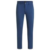 Slim Stretch Cotton Chinos - Blue - 30/32 image