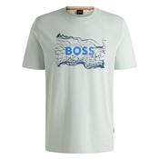 Logo Space T-shirt - Blue - M