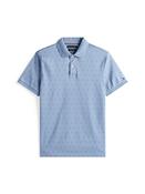Aop Interlock Regular Polo Shirt - Sky Blue - L image
