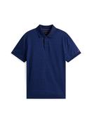 Aop Interlock Regular Polo Shirt - Navy - L image