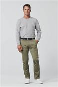 Roma Regular Fit Chinos - Green - 32/32 image
