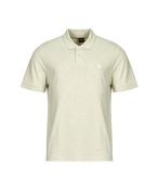 Slub Cotton-Linen Polo Shirt - Beige - L image
