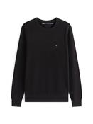 Essential Structure Crew Neck Jumper - Black - XL image
