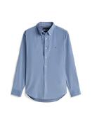 Flag Embroidery Corduroy Shirt - Blue - XL image