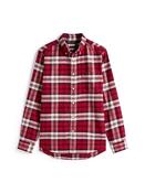 Hero Tartan Check Flannel Shirt - Red - M image