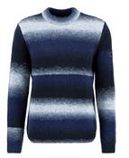 B.Intl Vector Colour Block Crew Neck Jumper - Black - M image