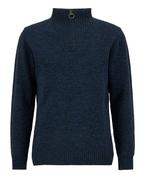 Essential Lambswool Half Zip Knit Jumper - Navy - M image