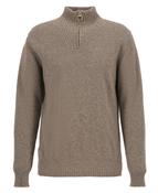 Essential Lambswool Half Zip Knit Jumper - Grey - XL image