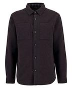 Marlow Tailored Wool Blend Overshirt - Dark Oak - XL image