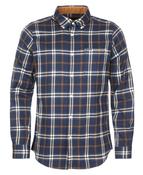 Crossfell Tailored Checked Shirt - Blue - M image