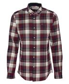 Crossfell Tailored Checked Shirt - Wine - XL image