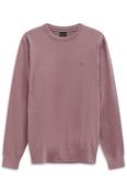 Cotton Crew Neck Sweater - Pink - XL image