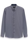 Bugatti Casual Print Shirt - Navy - L image