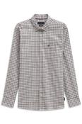 Casual Checked Shirt - Beige - M image