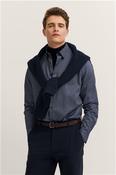 Casual Pattern Shirt - Navy - M image