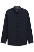 Casual Long Sleeve Shirt - Navy - M image