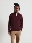 Redchurch Merino Wool Sweater - Wine - L image