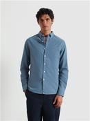 Brewer Organic Cotton Oxford Shirt - Blue - S image