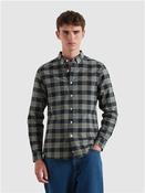 Brewer Organic Check Shirt - Green - S image
