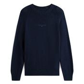 Linear Logo Raglan Sleeve Slim Jumper - Navy - L image