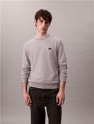 Cotton Terry Badge Sweatshirt - Grey - M image