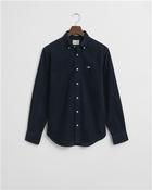 Regular Fit Cotton Corduroy Shirt - Navy - XL image