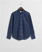 Regular Fit Cotton Corduroy Shirt - Blue - L image