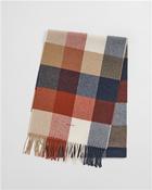 Wool Multi Checked Scarf - One image