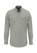 Colourful All-over Print Shirt - Green - XL image