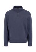 Troyer-Zip Sweatshirt - Navy - M image