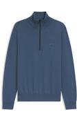 Kanobix_S Zip-neck Sweater- Blue - M image
