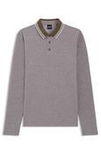 H-Pittman Long Sleeve Polo Shirt - Green - L image