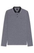 H-Pittman Long Sleeve Polo Shirt - Navy - L image