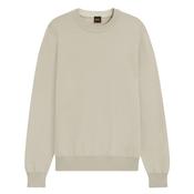 Klapok Cotton-Blend Two-Tone Structure Sweater - Beige - XL image