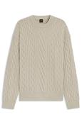 Kableto Crew Neck Sweater - Beige - M image