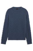 Kableto Crew Neck Sweater - Blue - M image