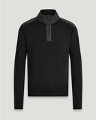 Kilmington Quarter Zip Jumper Black - Black - M image