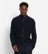 Full Button Knit - Navy - S image