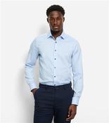 Solid Colour Buisness Shirt - Blue - 16.5 image