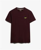 Essential Logo Emb Tee - Wine - M image