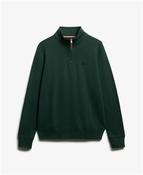 Preppy Half Zip Jumper - Green - L image