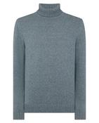Roll Neck Sweater - Blue - L image