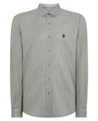 Parker Tapered Fit Cotton Shirt - Green - S image