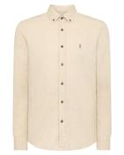Parker Tapered Fit Cotton Shirt - Beige - S image