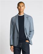 Alto Slim Fit Wool-Blend Sports Jacket - Blue - 40R image