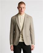 Alto Slim Fit Wool-Blend Sports Jacket - Stone - 40R image