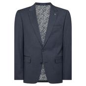 Peppe Tapered Fit Linen-Blend Jacket - Navy - 38R image